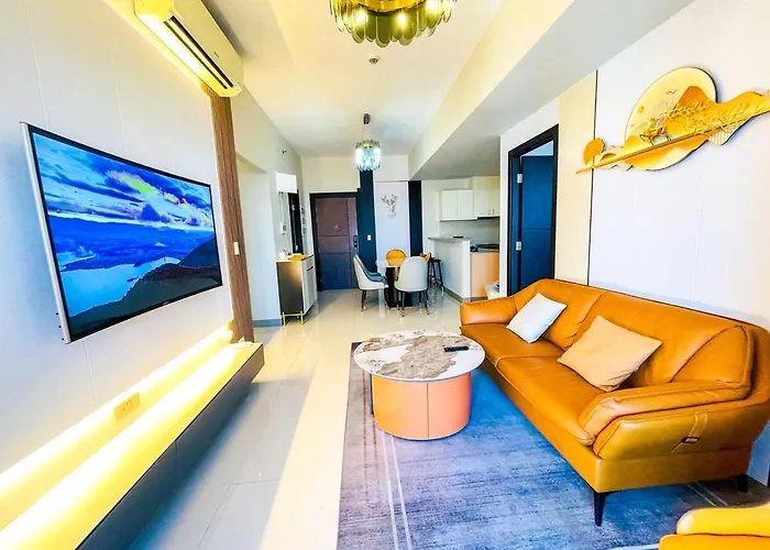 Luxury 2br Penthouse Across Uptown Bgc I Modern Apartamento